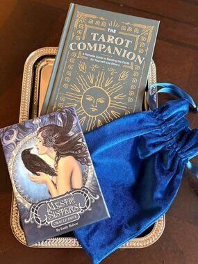 Ultimate Mystical Bundle: Oracle Deck, Tarot Guide & Velvet Pouch
